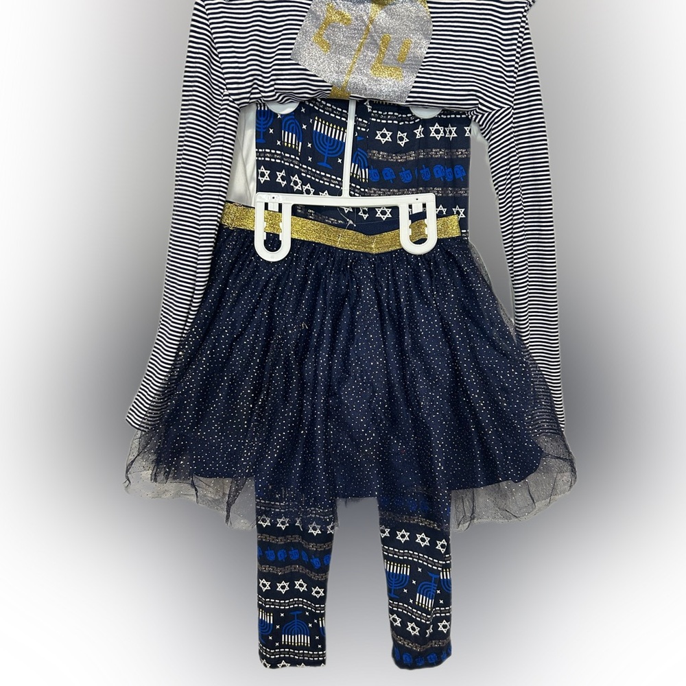 btween Navy and White Star Patterned Dress
